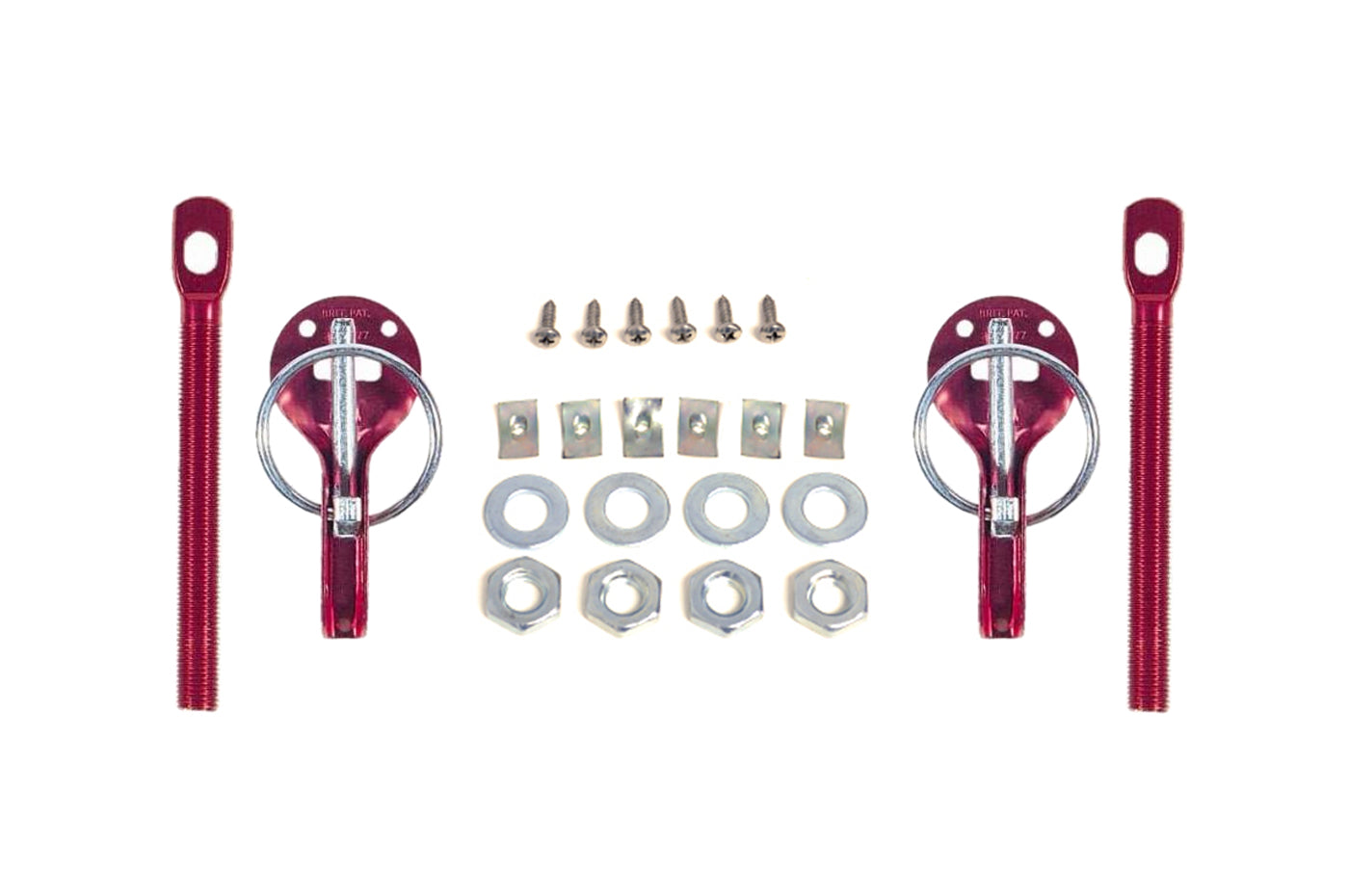 Sparco Hood Pins Red (01606AR)
