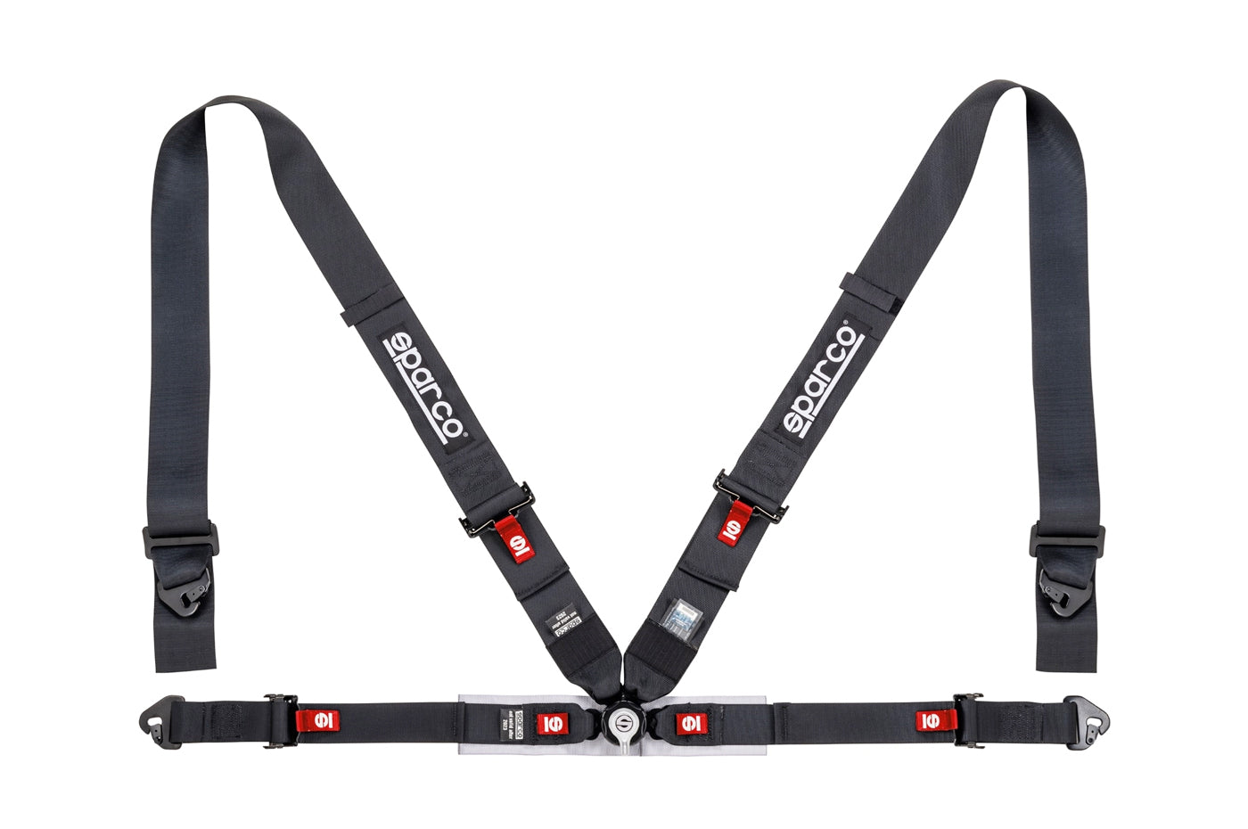 Sparco Competition Harness 4 Point 3" Black 04716M1NR