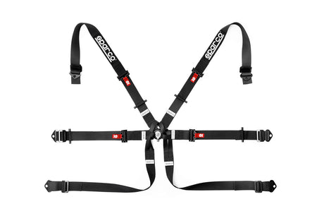 Sparco Competition Harness 6 Point 2" Formula Black 04819H2NR
