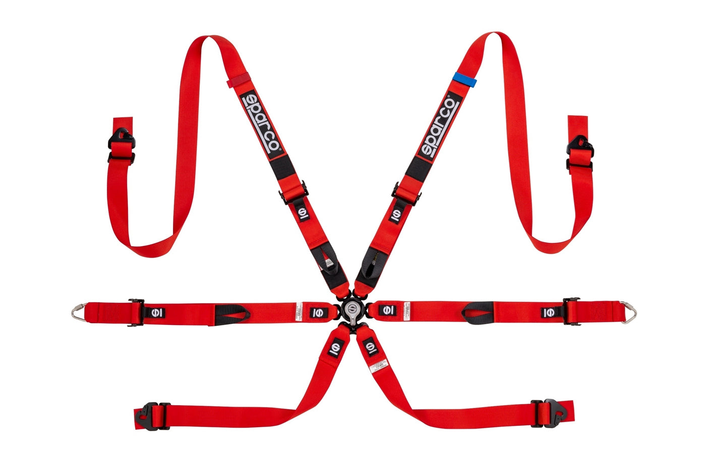 Sparco Competition Harness 6 Point 2" Prime H-7 Red 04821HMRS