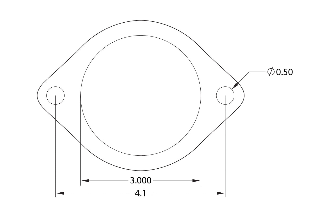 GrimmSpeed 3" 2-Bolt 12 Layer Downpipe Gasket (076001)GrimmSpeed 3" 2-Bolt Downpipe Gasket