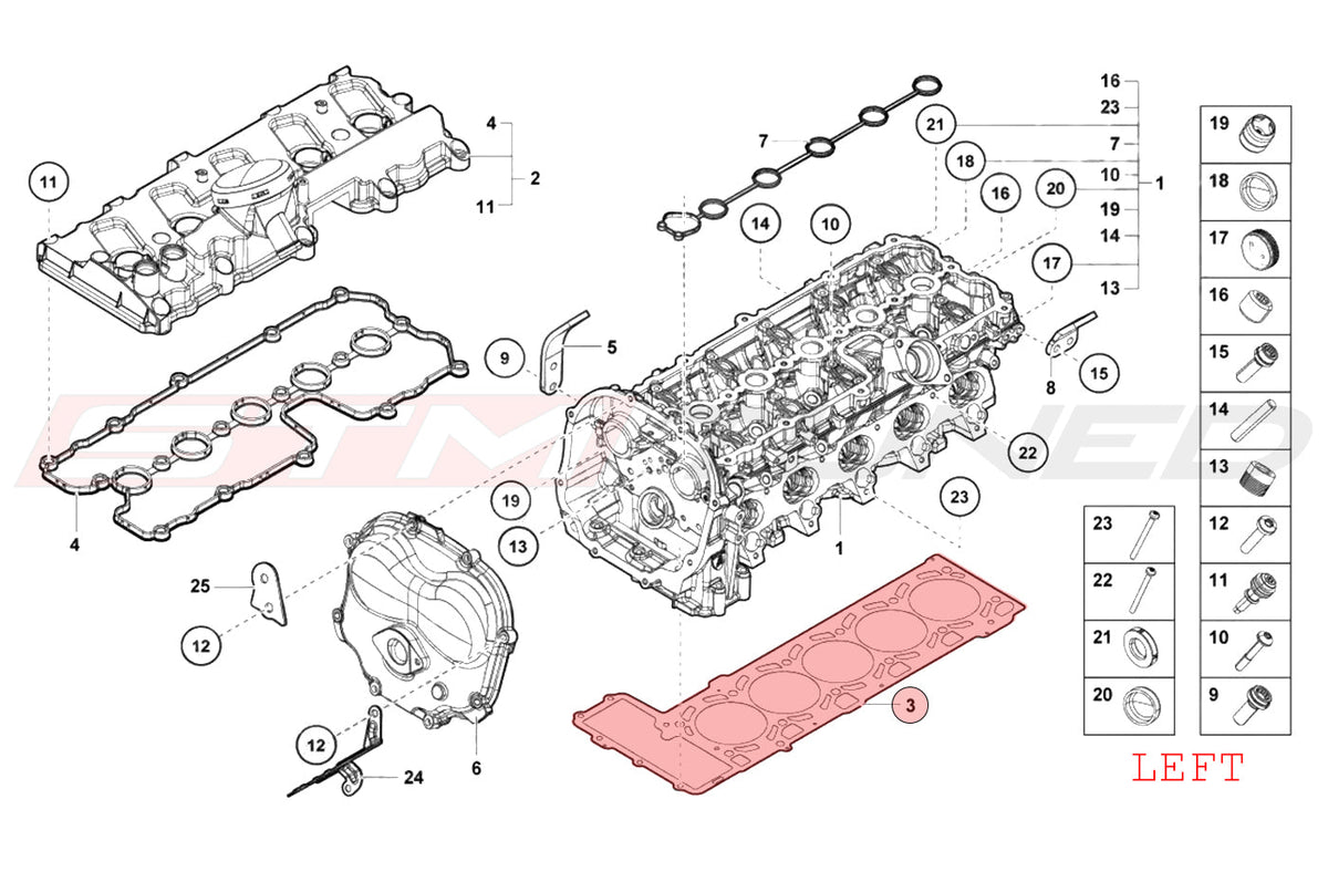 Huracan Diagram Example (Left Side)