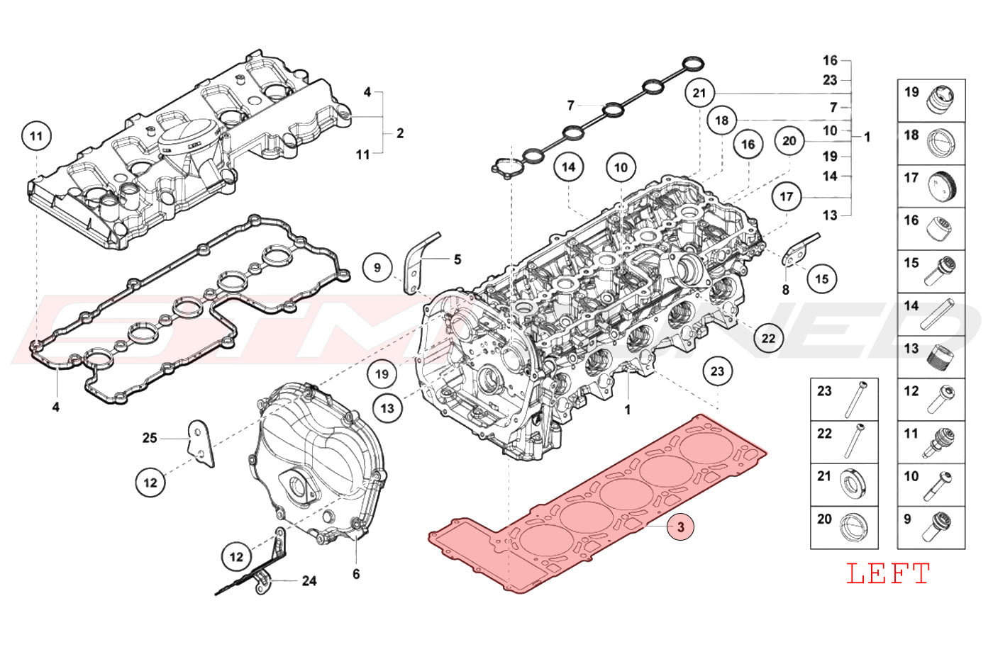 Huracan Diagram Example (Left Side)