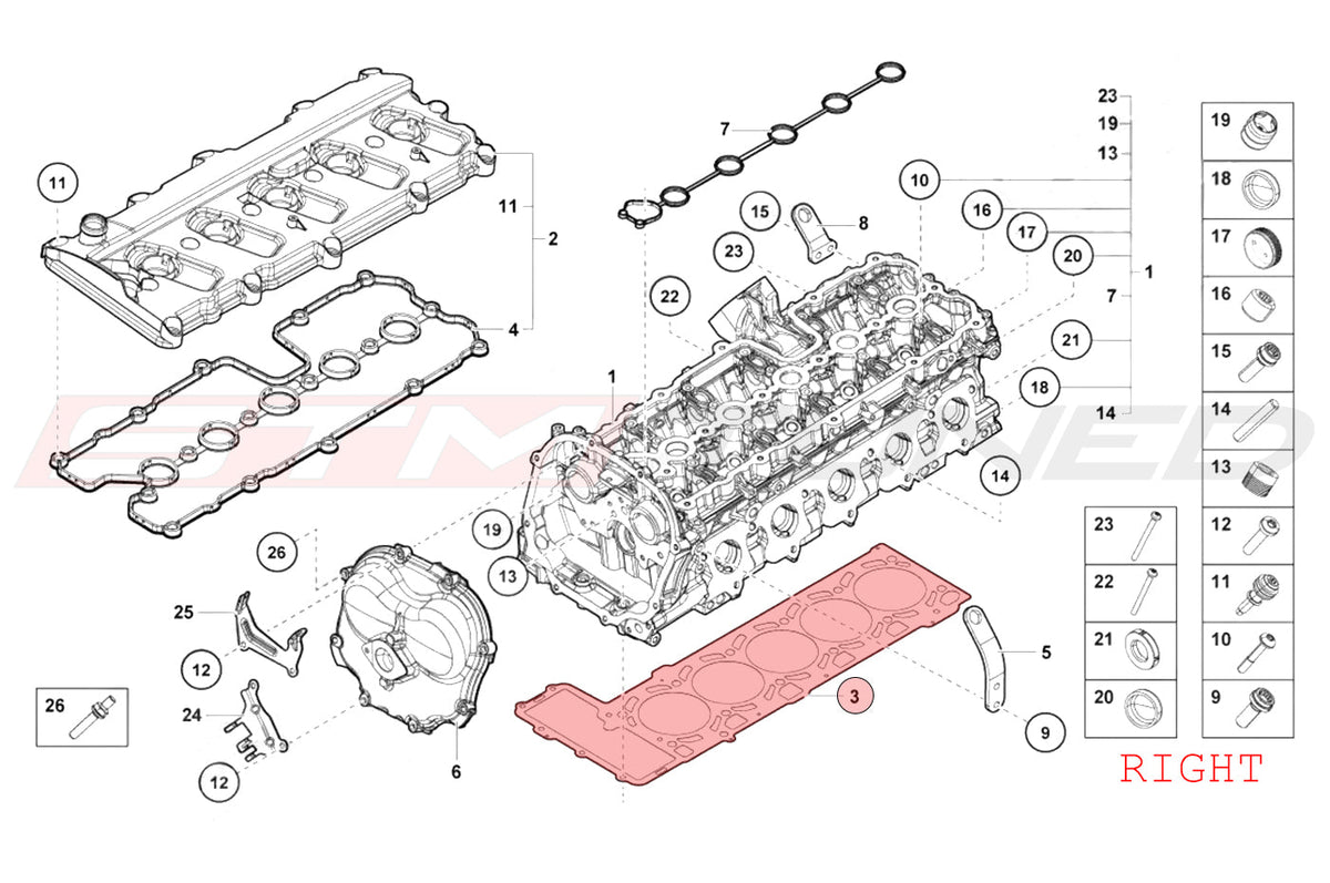 Huracan Diagram Example (Right Side)