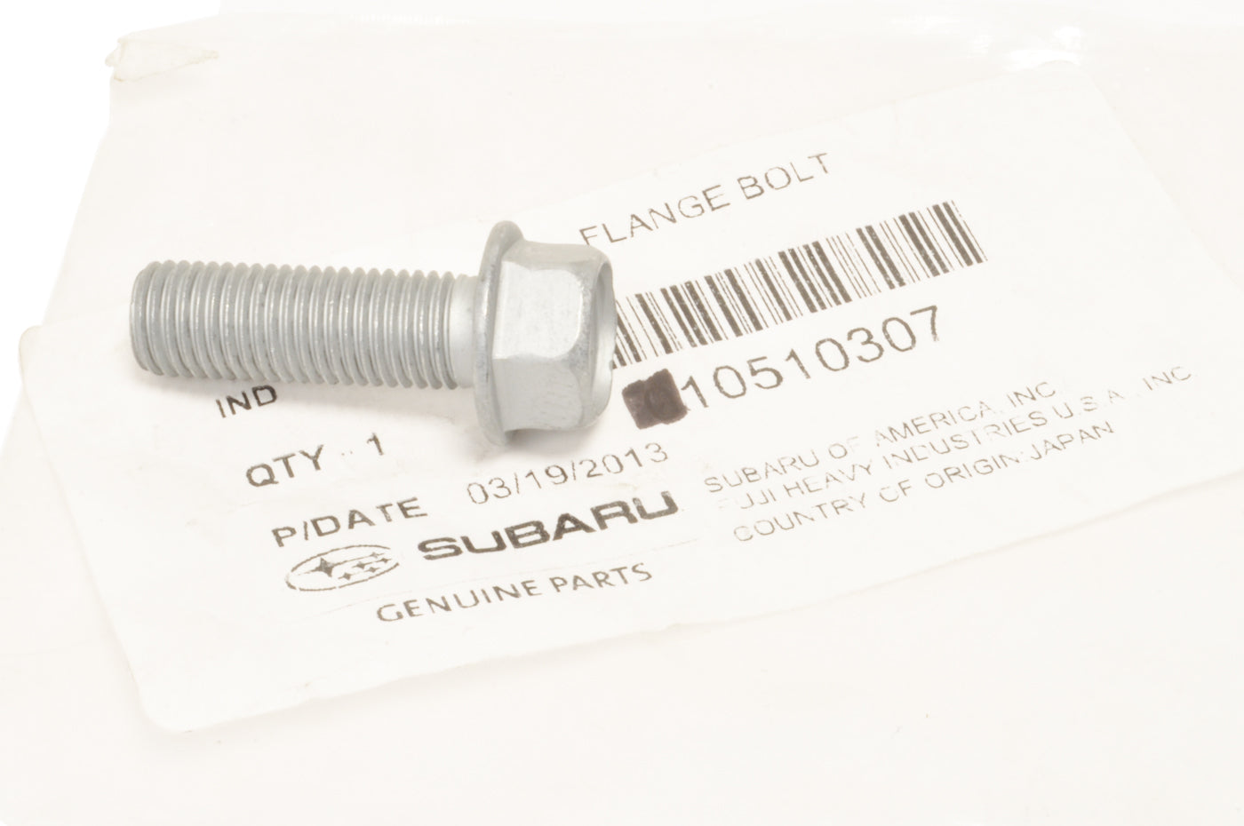 Subaru OEM Muffler Bolt for 02-09 WRX/STi (10510307)