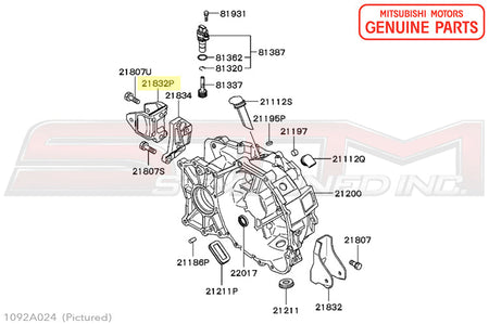 1092A024 Mitsubishi Engine Mount - Evo 8/9 (Rear Transmission)