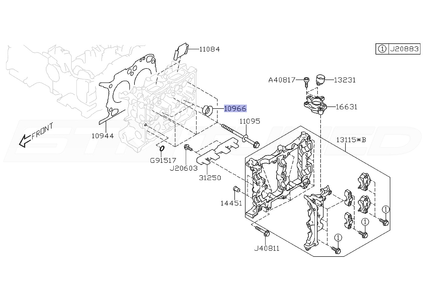 2022 WRX Diagram (LH Side)