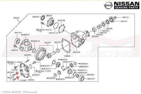 11026-4N200 Nissan Plug Gasket (Rear Diff Fill) (Front Diff Drain) - R35 GTR