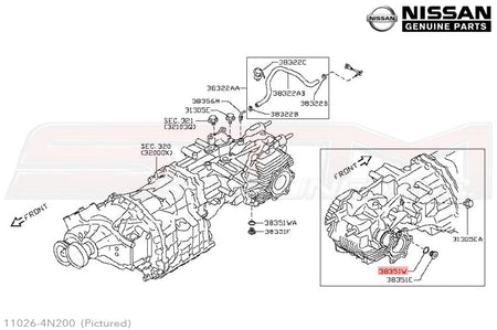 11026-4N200 Nissan Plug Gasket (Rear Diff Fill) (Front Diff Drain) - R35 GTR