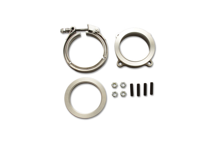 Vibrant Turbo 4-Bolt to 3 inch V-Band Adapter Kit (11742)