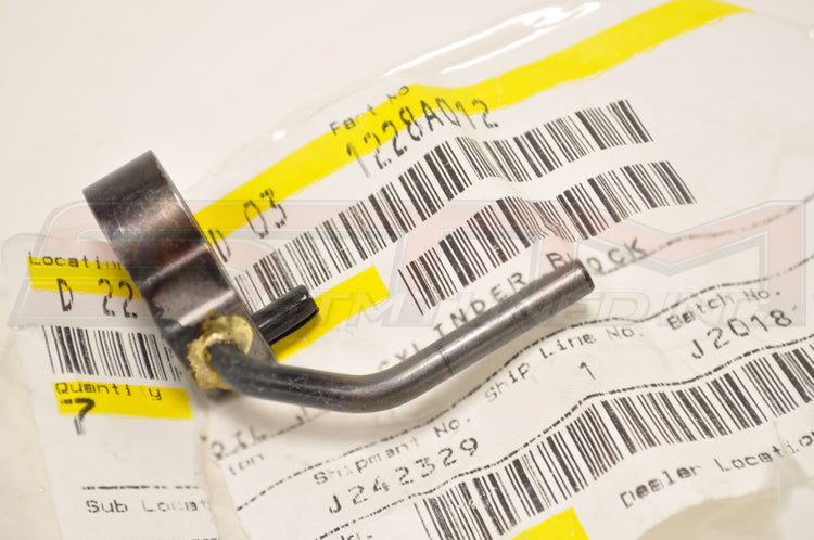Mitsubishi Evo X OEM Engine Oil Jet Squirter Part number 1228A012 Image © STM Tuned Inc.