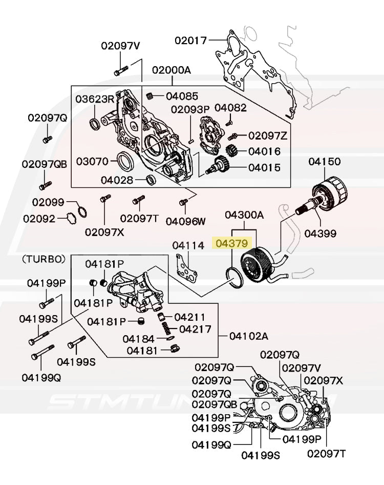 1G DSM 7-Bolt Diagram