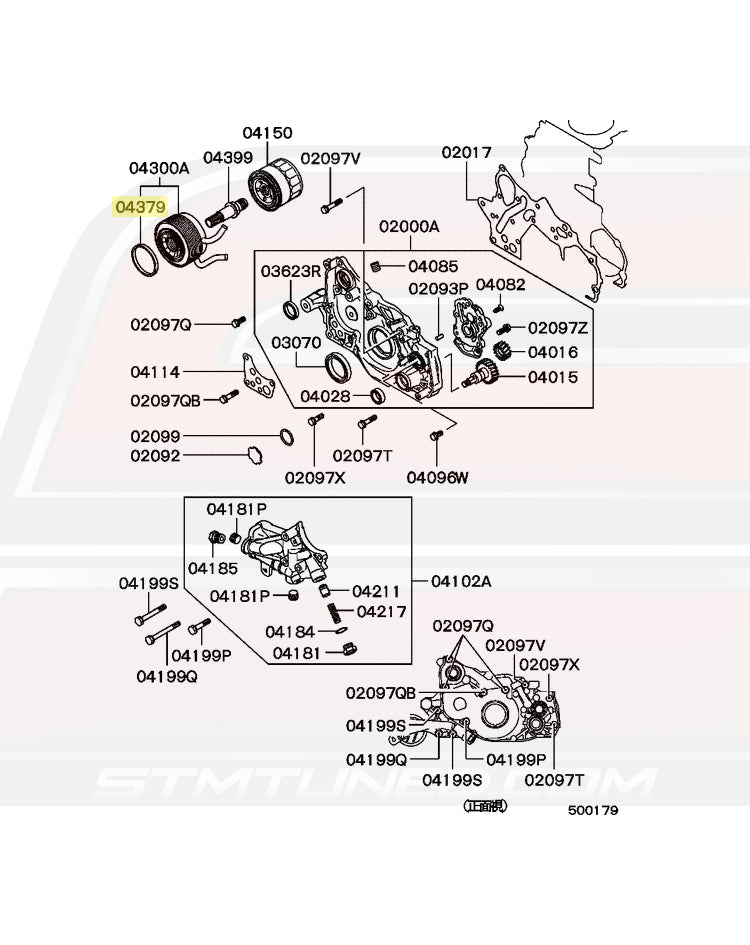 2G DSM 7-Bolt Diagram