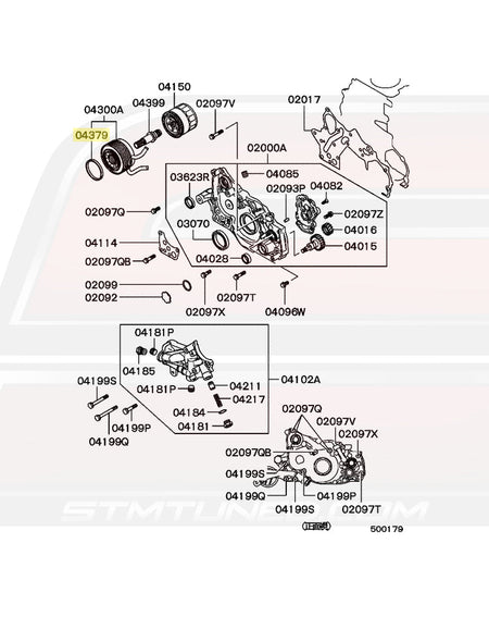 2G DSM 7-Bolt Diagram