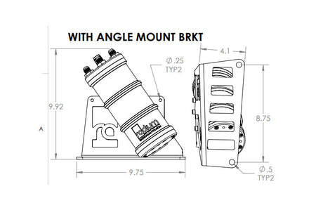 Radium FST Mounting Bracket (Angled Mount) (13-0029)