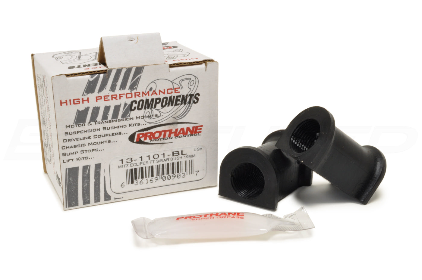 Prothane Front Sway Bar Bushings 19mm Black for 2G DSM (13-1101-BK)