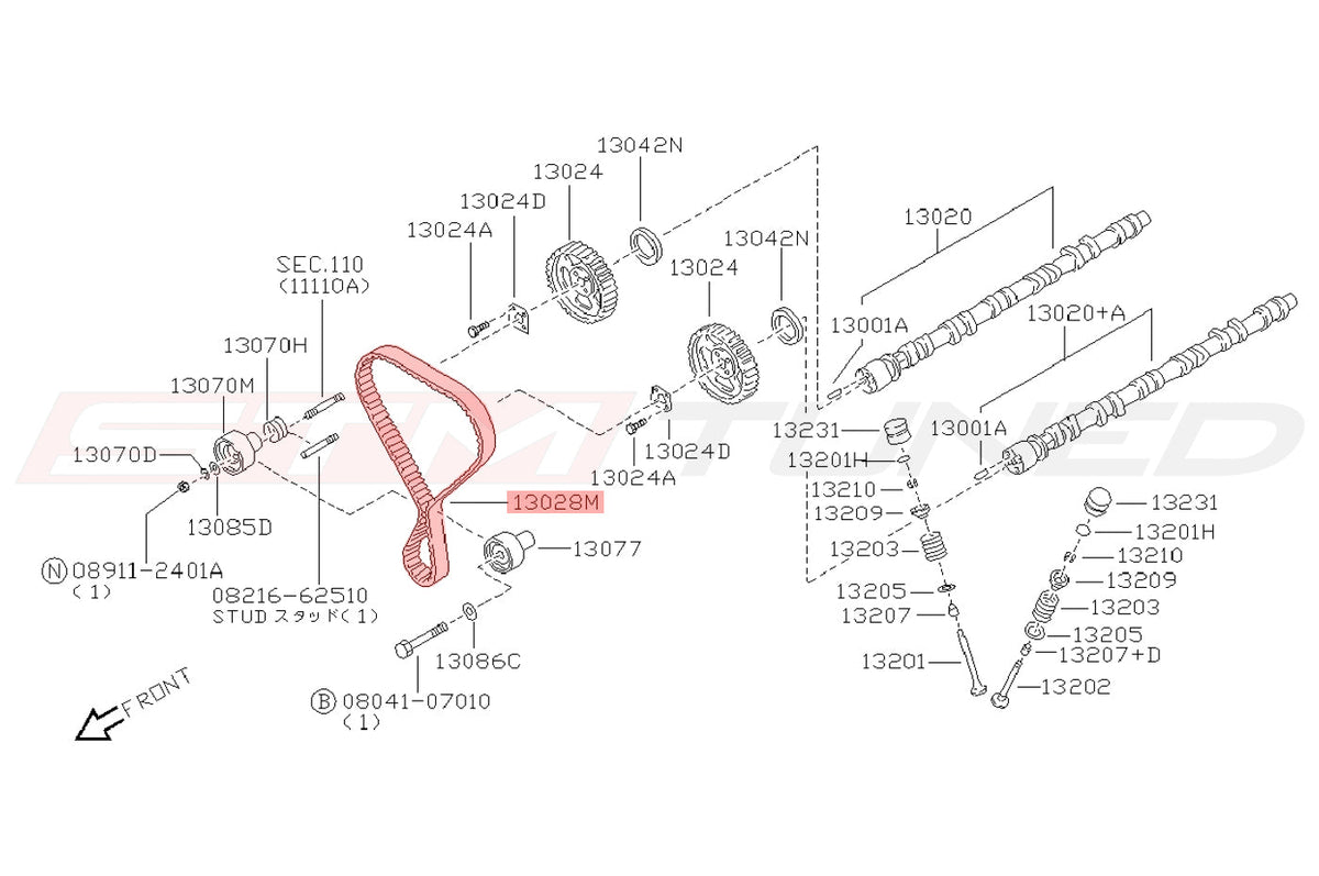 RB26DETT Engine Diagram for reference