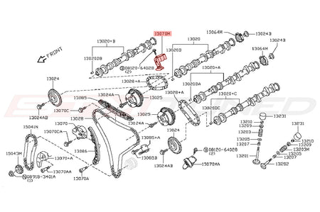 Nissan OEM Cam Sprocket Timing Tensioner (RH) for R35 GTR (13070-JK21B)