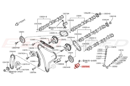 Nissan OEM Cam Sprocket Timing Tensioner (LH) for R35 GTR (13070-JK21C)