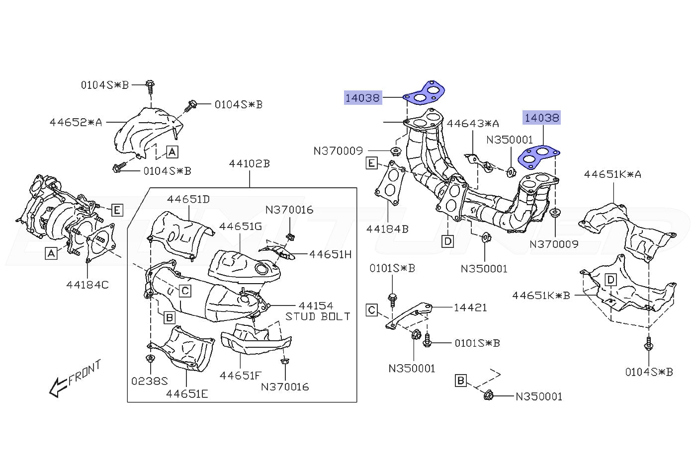 2016 FA20 WRX Diagram