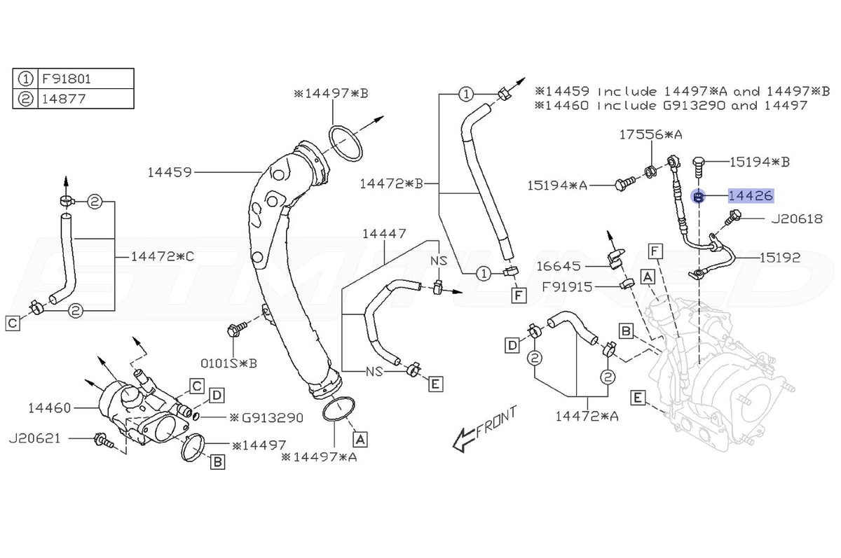 2022 WRX Diagram
