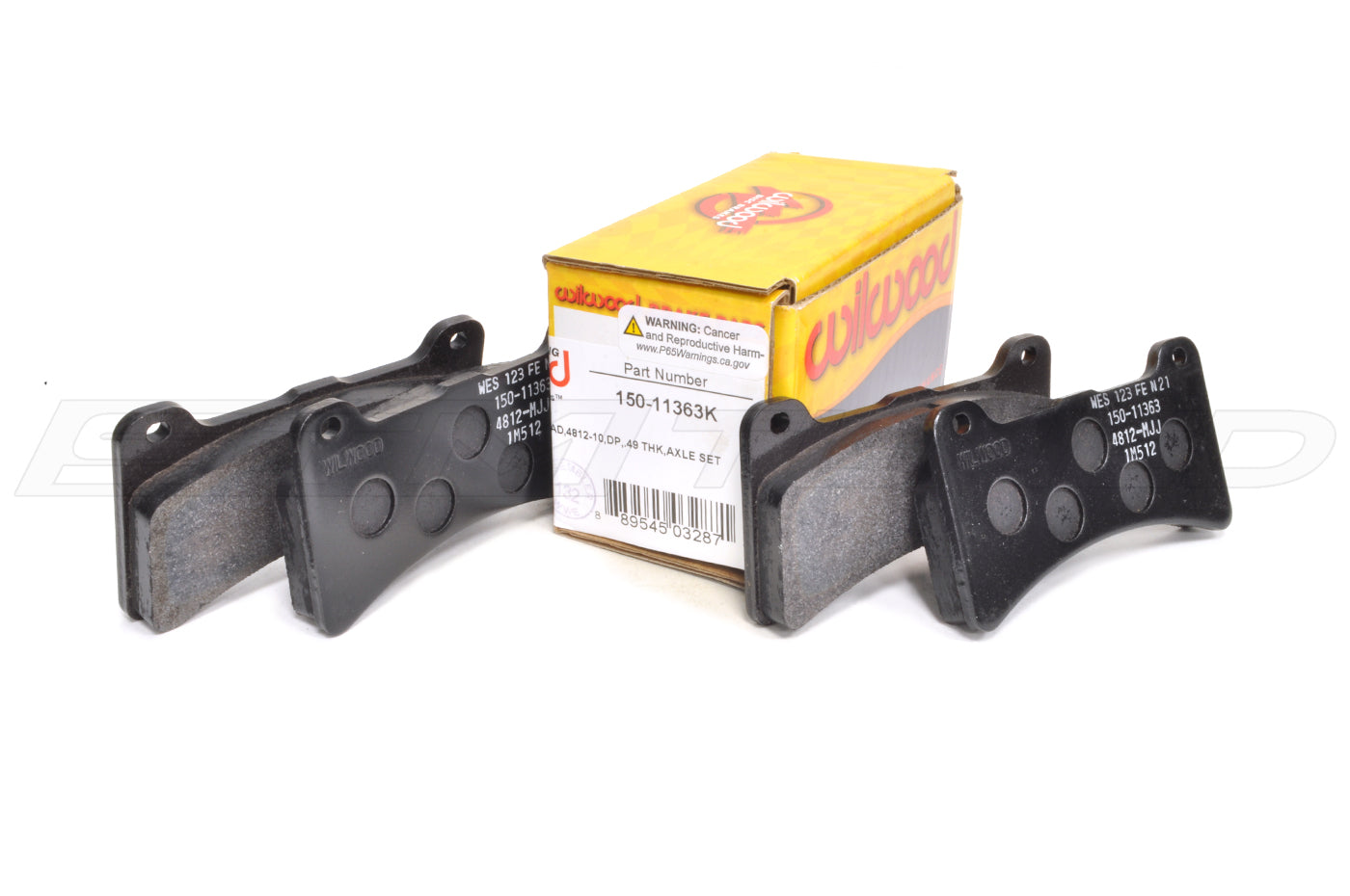 Wilwood Rear Pads for Foxbody Mustang Brake Kit (150-11396K)