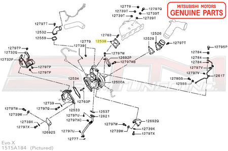 1515A184 Mitsubishi Turbo to Manifold Gasket - Evo 4-9/X