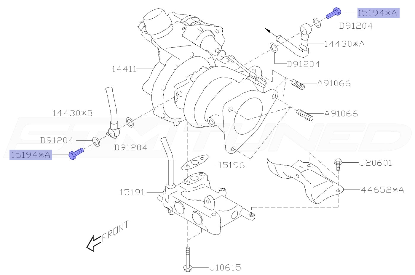 2022 WRX Water Lines