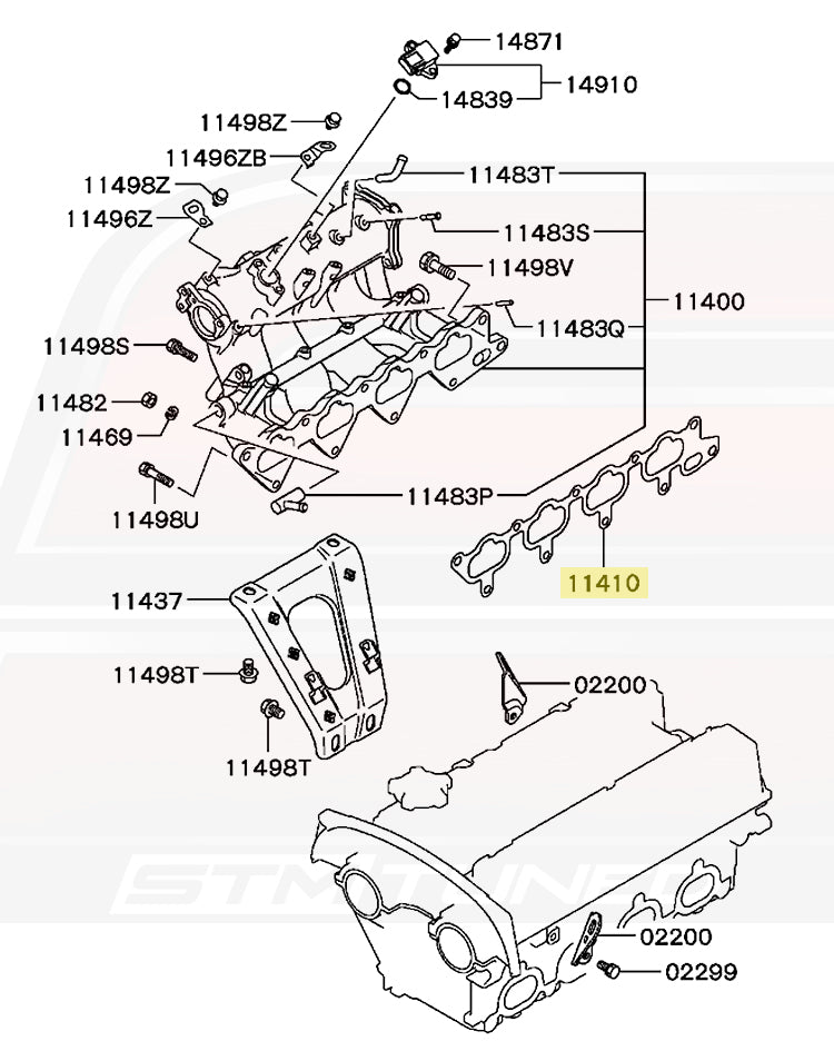 Evo 8 Intake Manifold Diagram