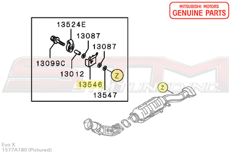 Mitsubishi Exhaust Downpipe Hanger - Evo X