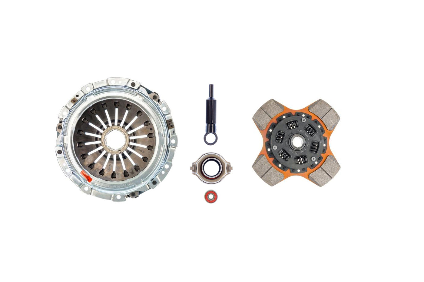 EXEDY Stage 2 4-Puck Clutch Kit for Subaru STi 15951HDP4 15951P4