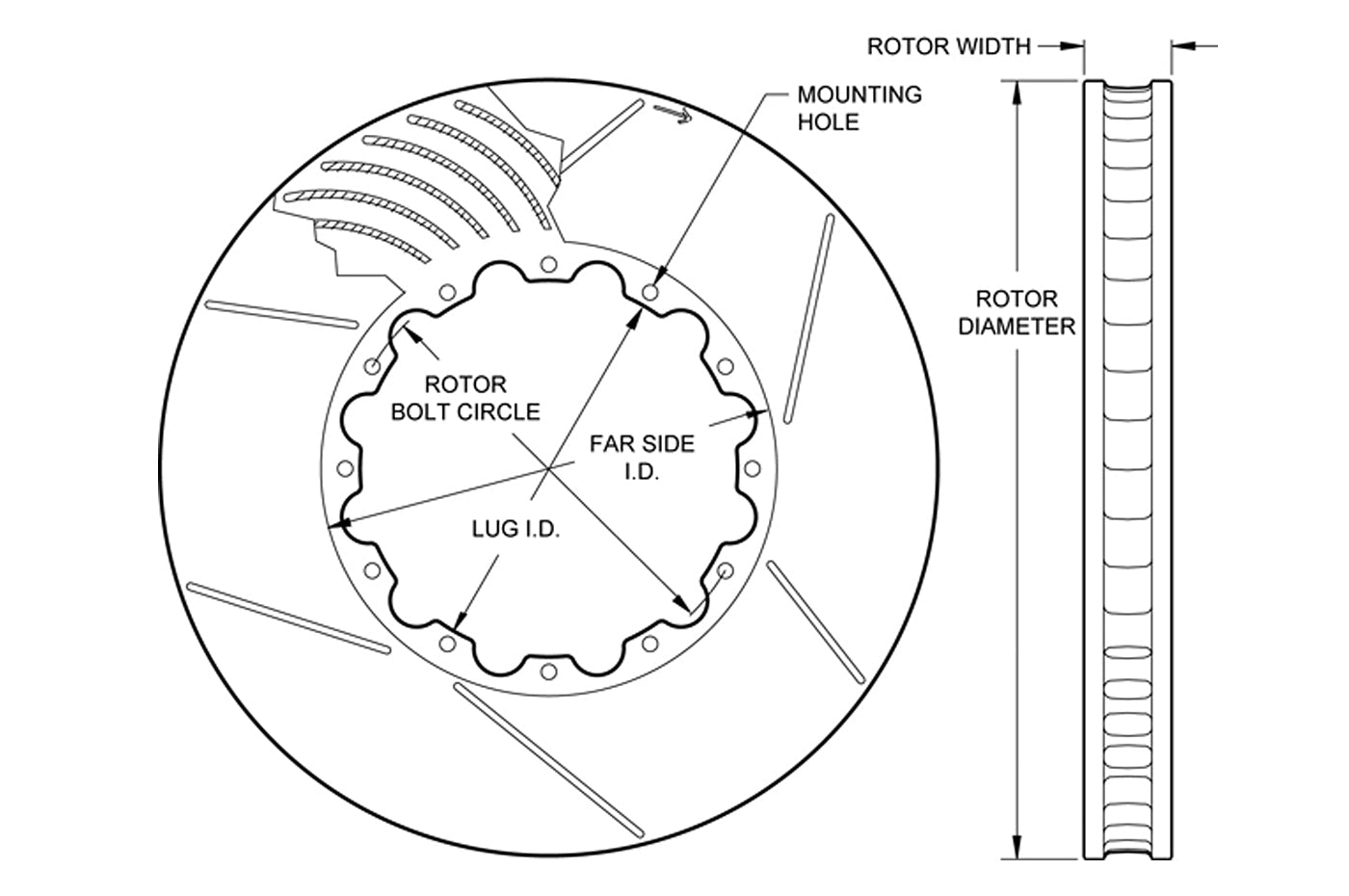 Wilwood Replacement TX6R Rotor Ring for 2021+ Ram TRX