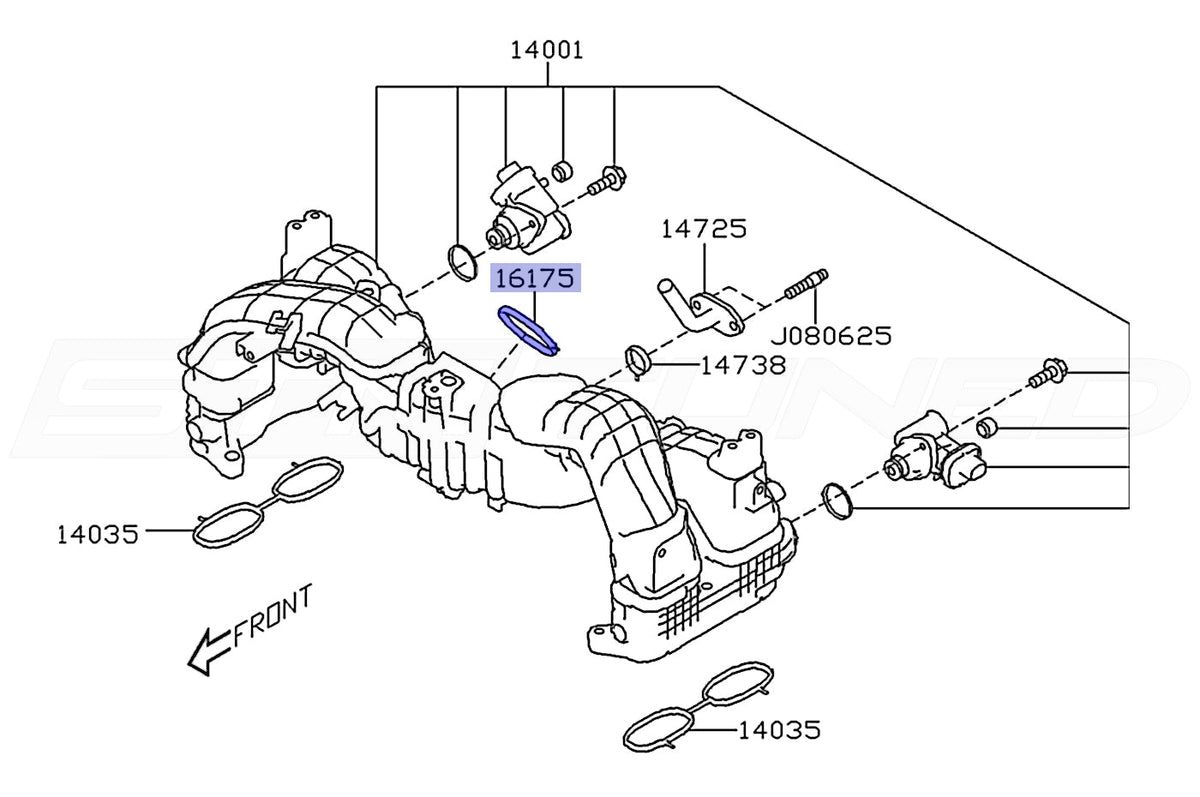 Subaru OEM Throttle Body to Manifold Gasket for 2022+ WRX (16175AA400)