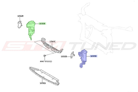 Toyota OEM Radiator Air Guides for 2023+ Corolla GR