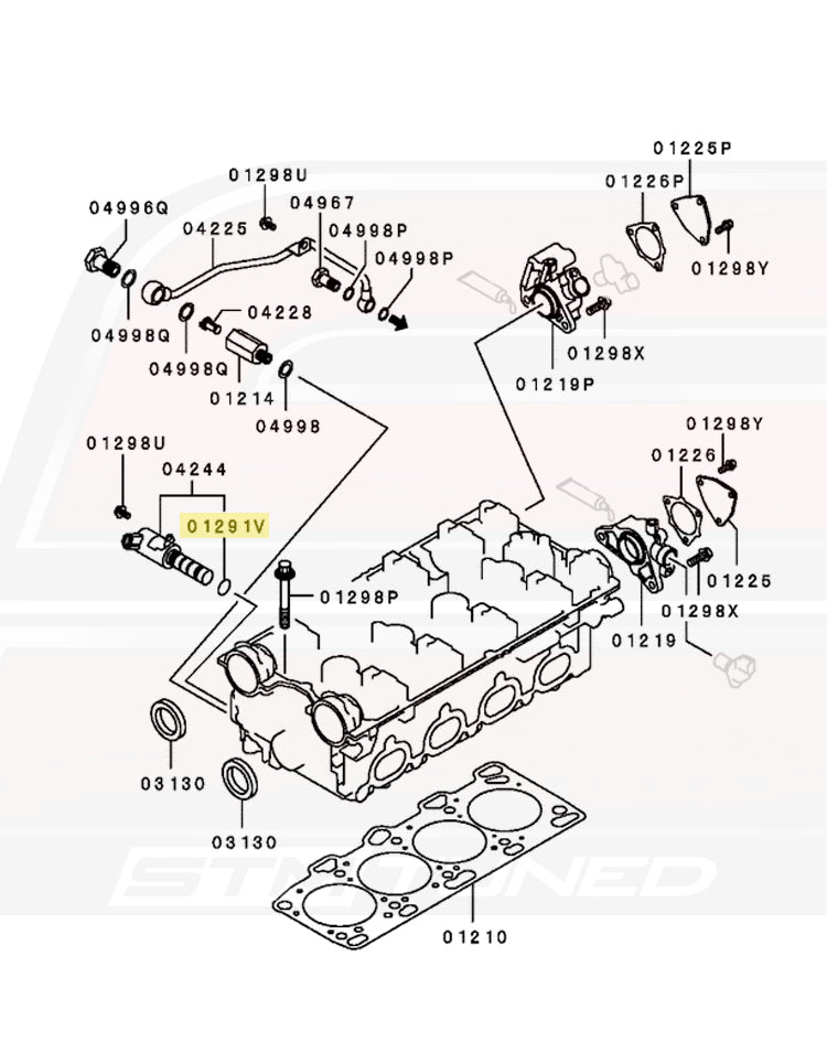Mitsubishi OEM MIVEC Valve Oring for Evo 9 (1748A002)