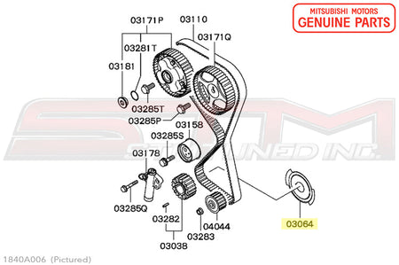 1840A006 Mitsubishi Crank Trigger Plate - 2G DSM & Evo 4-9