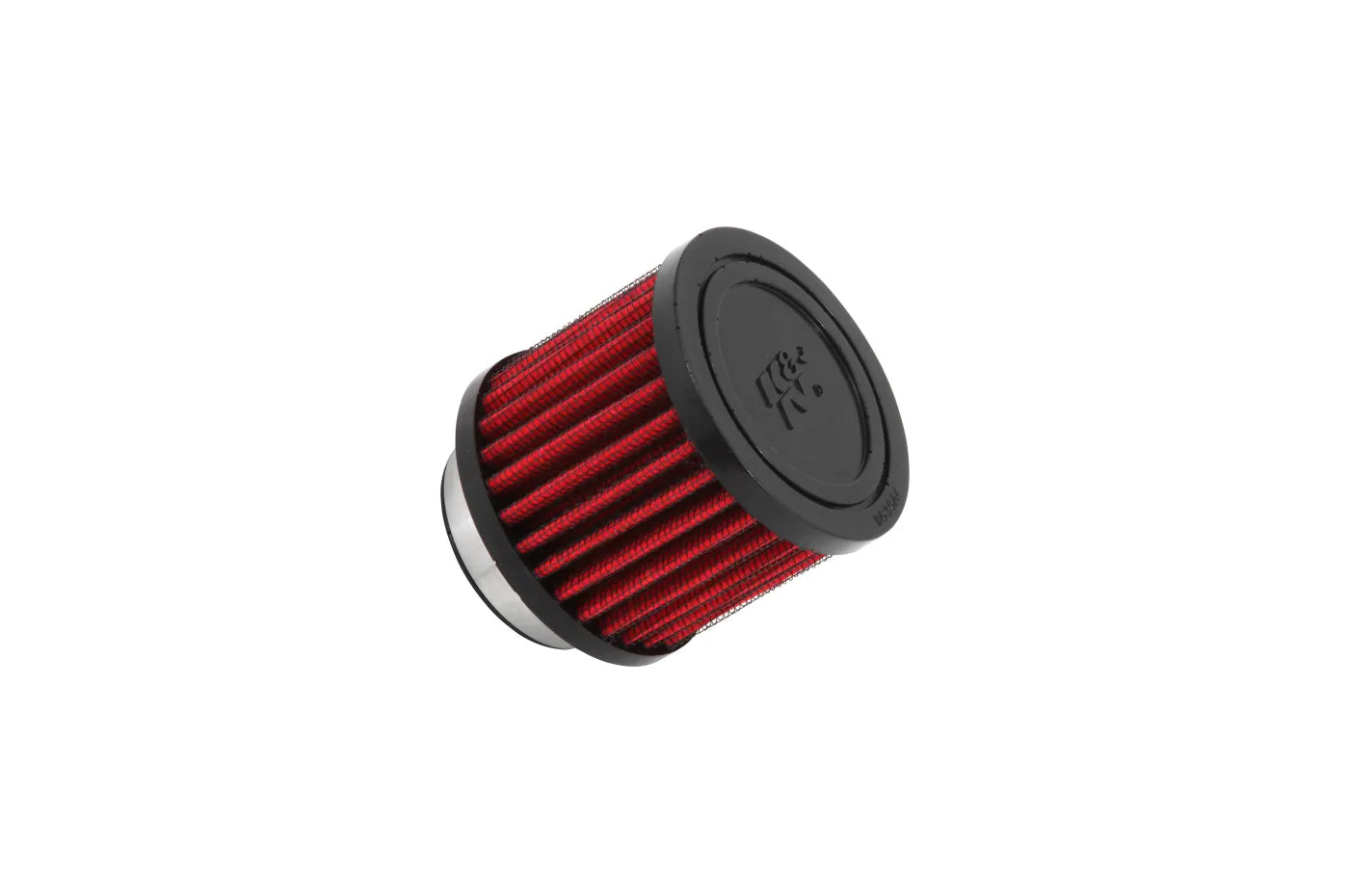K&N Breather (62-1470) 1 3/4" ID Rubber Flange / Red Filter / Rubber Top