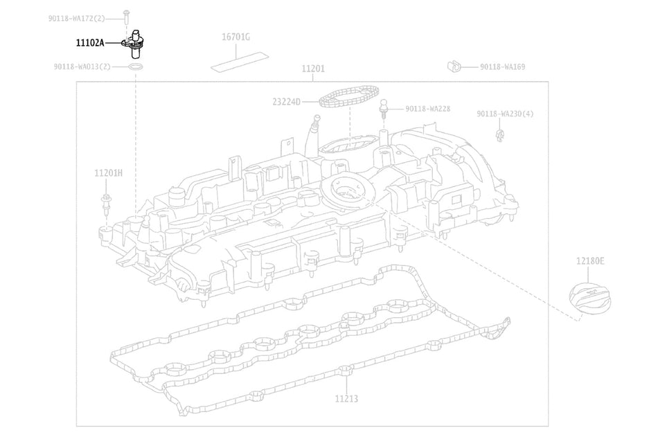 Toyota OEM Camshaft Position Sensor for 2020 Supra (19300WAA01)