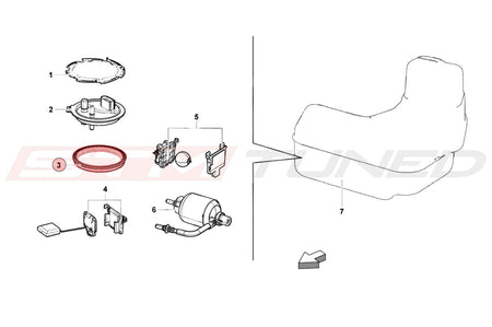 Lamborghini Huracan Diagram Example (1J0919133B)