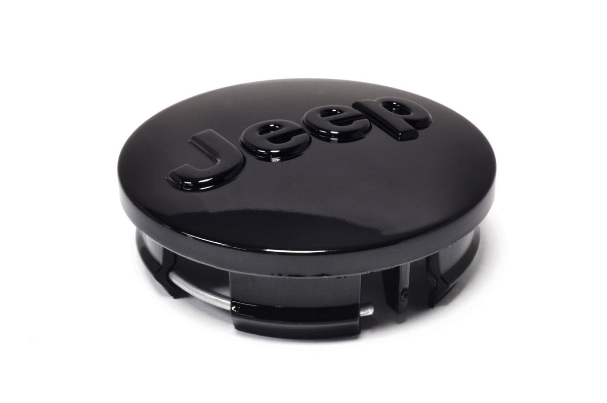 Mopar Gloss Black Jeep Wheel Center Cap (1LB77DX8AC)