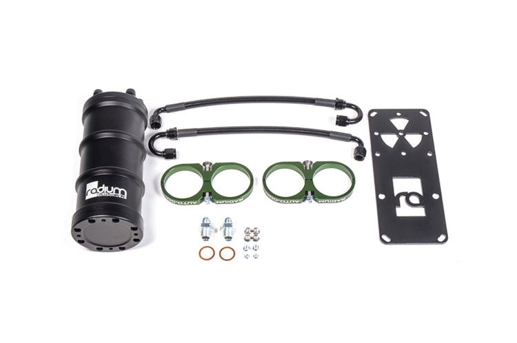 Radium Dual External Pump Fuel Surge Tank (Horizontal Mount for Bosch 044) (20-0052-00)