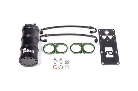 Radium Dual External Pump Fuel Surge Tank (Horizontal Mount for Bosch 044) (20-0052-00)