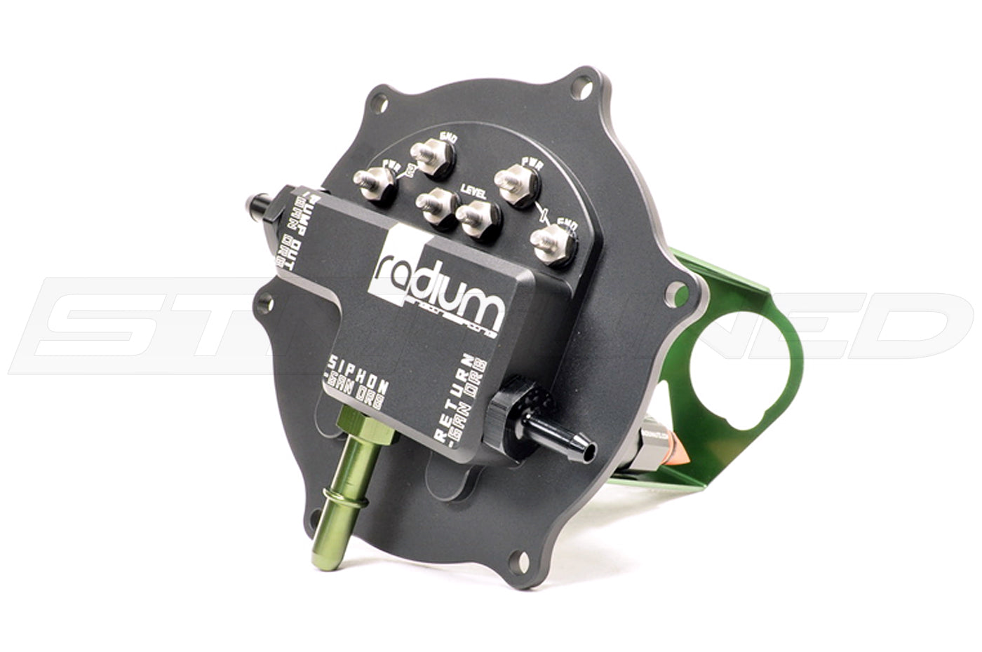 Radium Fuel Pump Hanger for Evo 8/9 (20-0345-00 is pictured)