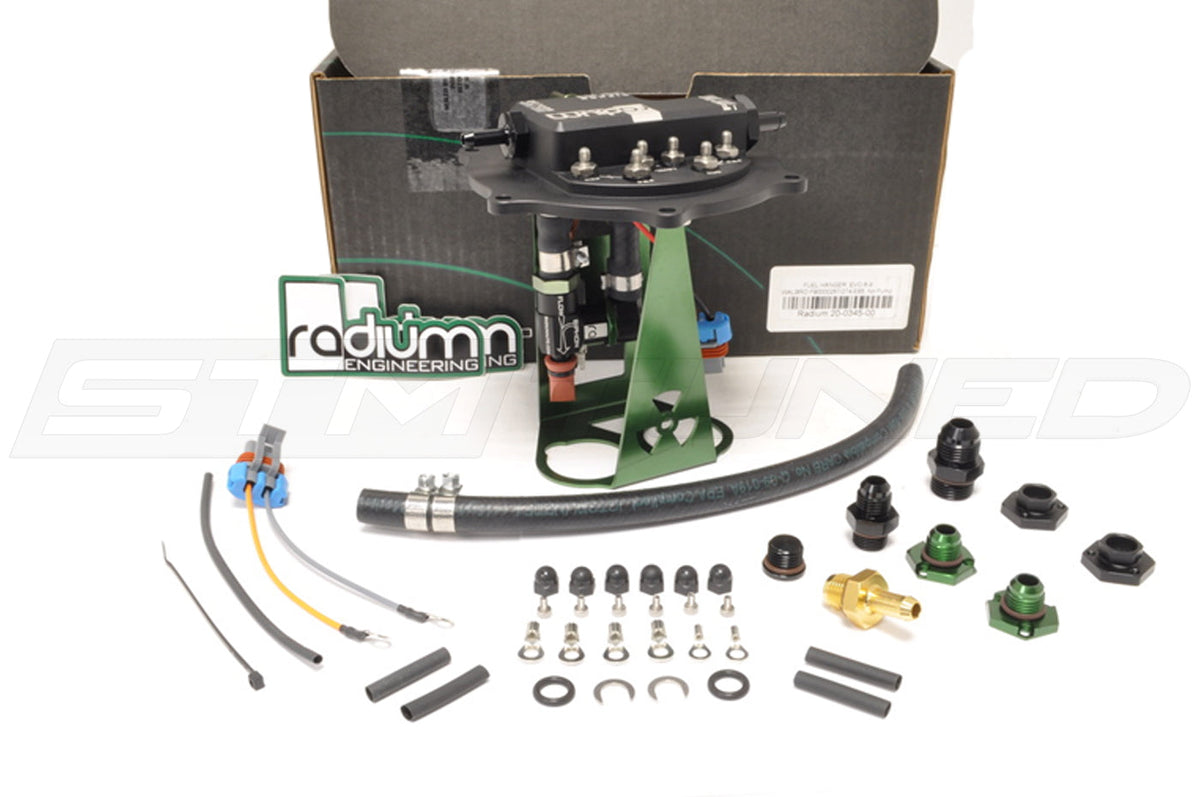 Radium Fuel Pump Hanger for Evo 8/9 (20-0345-00 is pictured)