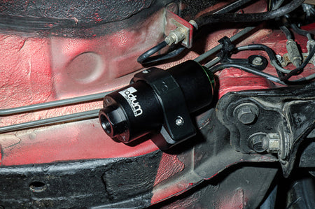 Radium Fuel Filter installed in MKIV Supra (Filter not included)