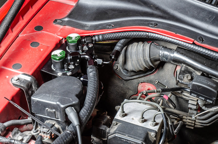 Radium MK4 Supra VTE Catch Can Mounting Option Number 1