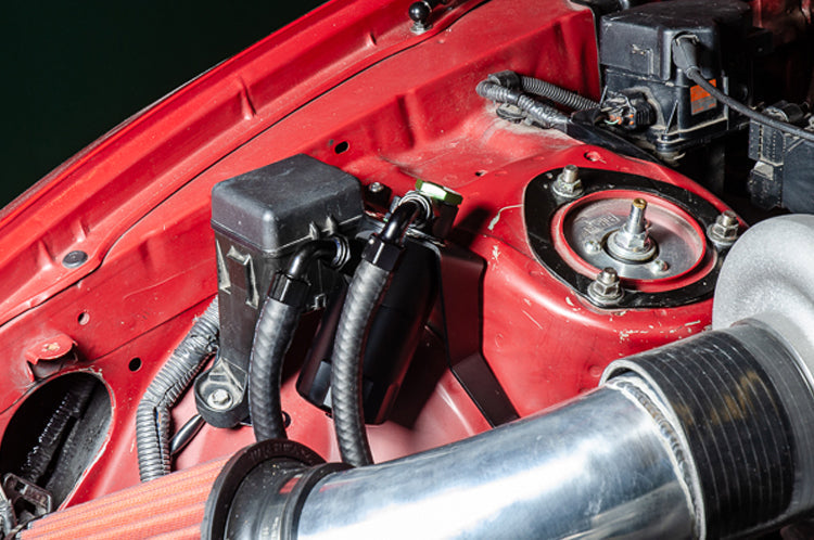 Radium MK4 Supra VTE Catch Can Mounting Option Number 2