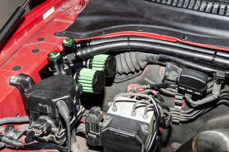 Both Catch Cans Mounted Together