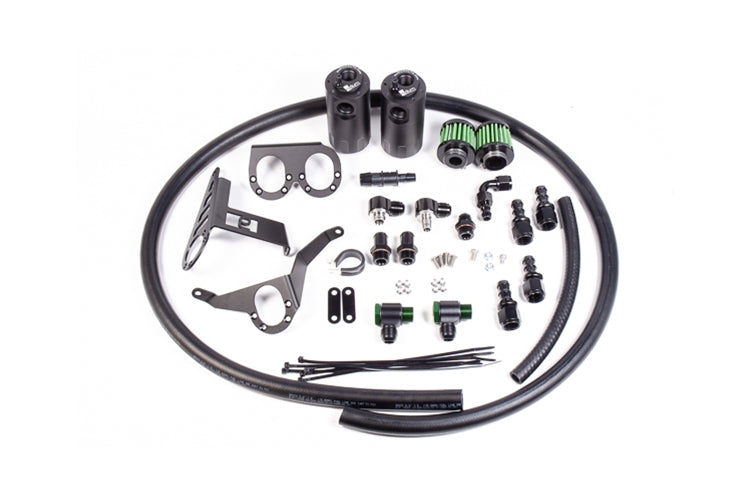 Radium Dual Catch Can Kit (VTA Atmosphere Vent) for 93-98 Supra (20-0388)