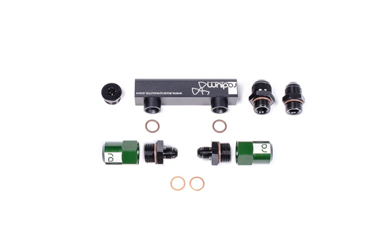 Radium 4-Port Manifold for Bosch 044 (Allows Check Valves) (20-0463)